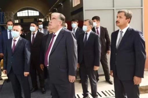 The President of Tajikistan and his delegation visited the equipment production workshop