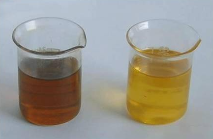 Edible oil decolorization effect