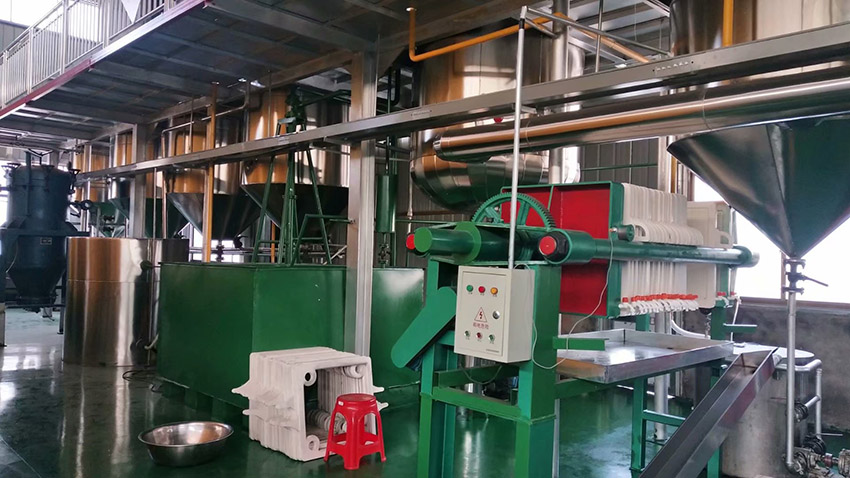 Edible oil processing plant