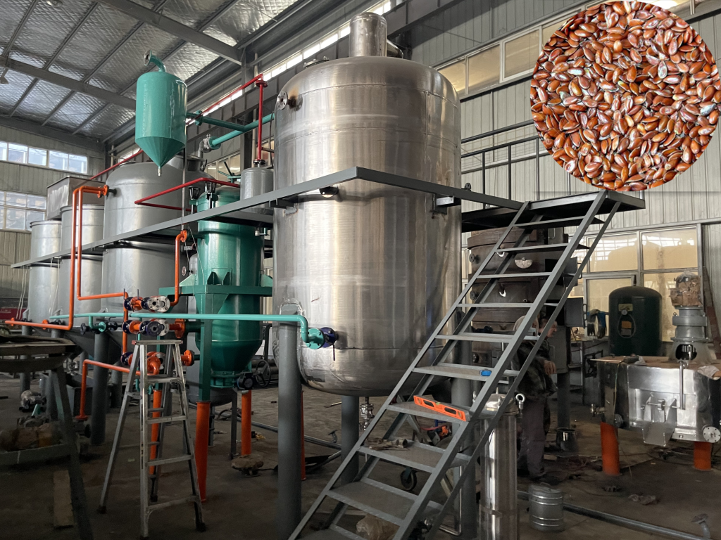 Linseed oil refining equipment