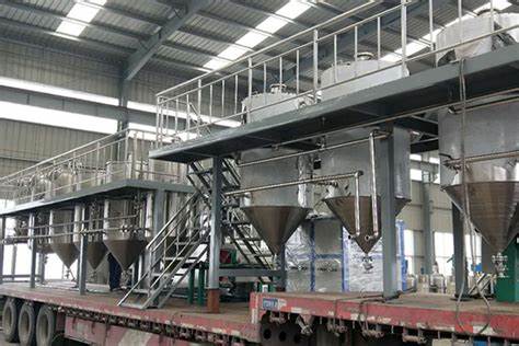 Flax oil refining equipment