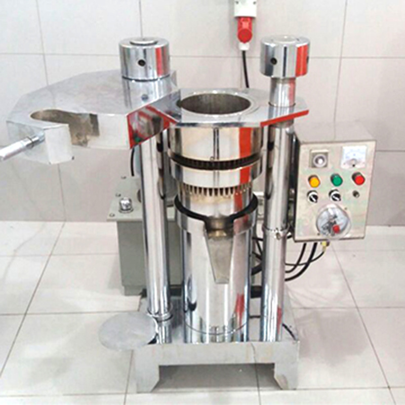Vertical hydraulic oil press
