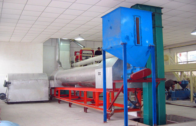 Hot-air seed frying machine