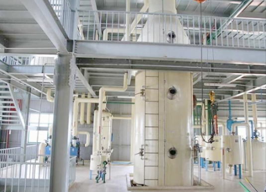 Vegetable oil refining and deodorization process
